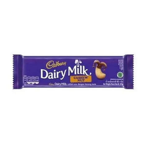 Jual Cadbury Dairy Milk Cashew Nut Coklat 65 G Di Seller Misterj