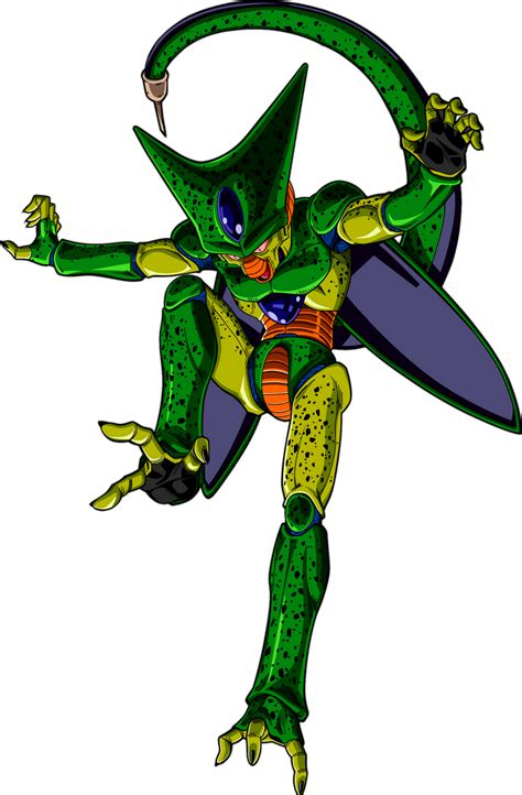 When cell first appeared in dragon ball z, he sent chills down our spines. Zat Renders: Render Dragon Ball