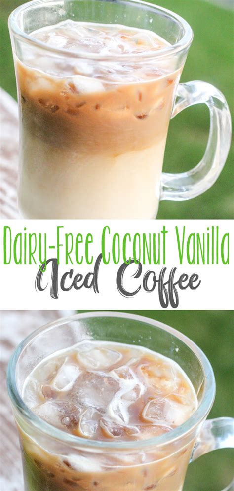 Dairy Free Coconut Vanilla Iced Coffee