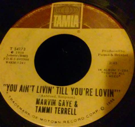 Marvin Gaye And Tammi Terrell You Aint Livin Till Youre Lovin 1968