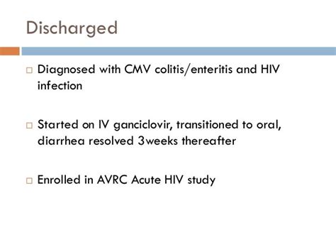 An Aids Defining Illness Presenting During Acute Retroviral Syndrome