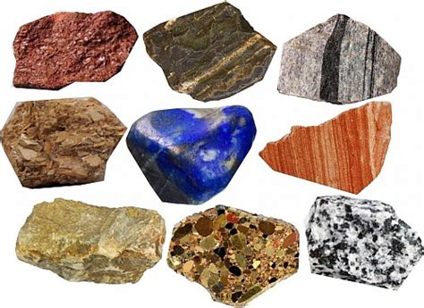 Types Of Rocks Igneous Sedimentary Metamorphic