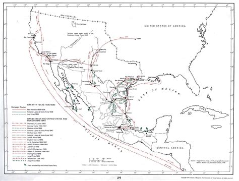 Mapa De Mexico De 1824