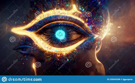 Enlightened Being Opening The Third Eye And Pineal Gland To Access The