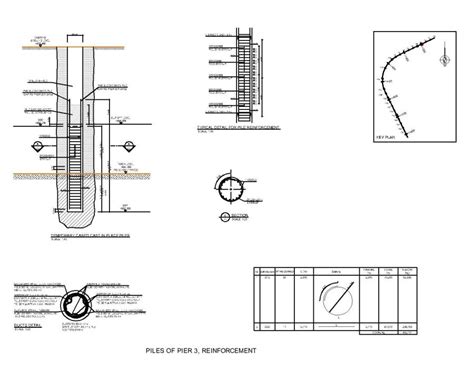 Pile Reinforcement Details With Rebar And Concrete Poring2 Dwg