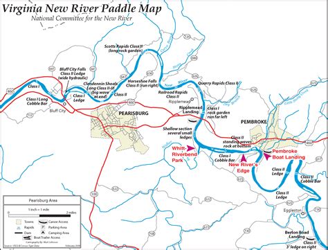 Paddle Maps New River Water Trail Riset