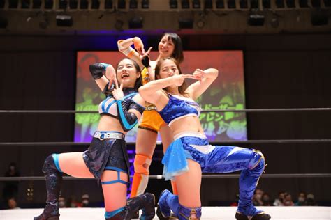 康 on twitter rt awgworld 3rd bout six women tag team match 【ja doushyu 】maru allen