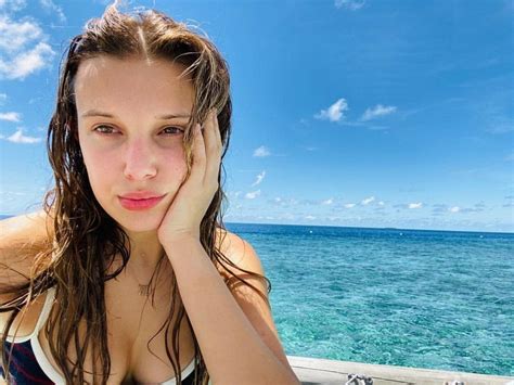 This is not the actress mbb. Millie Bobby Brown - Social Media 10/31/2019 • CelebMafia