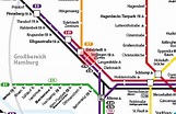 Stellingen station map - Hamburg U-Bahn S-Bahn