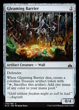 Gleaming Barrier RIVALS OF IXALAN Visual Spoiler