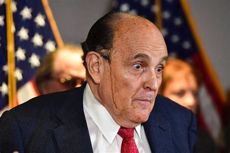 Why Is Rudy Giuliani Hair Dye Trending And Why Was He Sweating At The