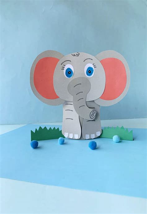 Elephant Toilet Paper Roll Craft For Kids Color Me Crafty