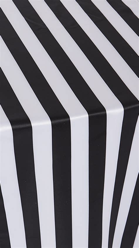 Black And White Stripe Runner Chair Decor