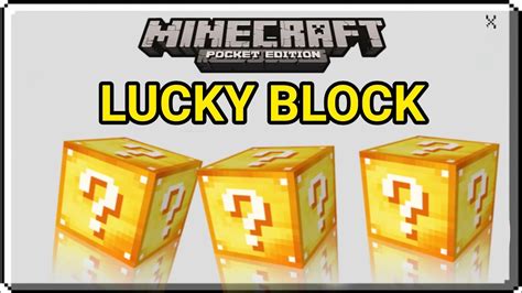 👉 Lucky Blocks Addon Para Minecraft Pe 11430 Lucky Blocks Mod Para