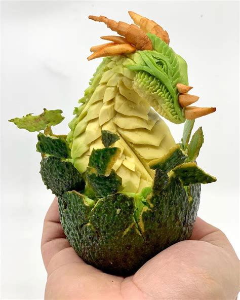 Master Fruit Carver Creates Astounding Food Sculptures Too Beautiful To