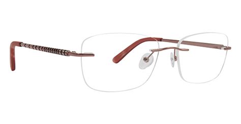 Totally Rimless Tr 256 Chevron Eyeglasses