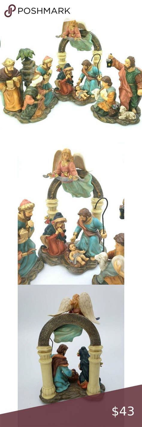 Avon 2002 Holiday Treasures 3 Piece Porcelain Nativity Set New In Boxes