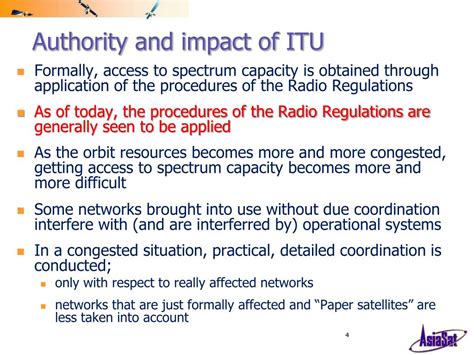 Ppt Itu The Radio Regulations And Satellite Operators Powerpoint Presentation Id