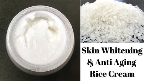 Diy Rice Cream Skin Whitening And Anti Aging Rice Cream Japanese
