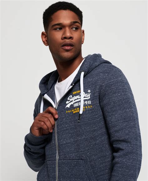 Superdry Premium Goods Duo Zip Hoodie Mens Hoodies