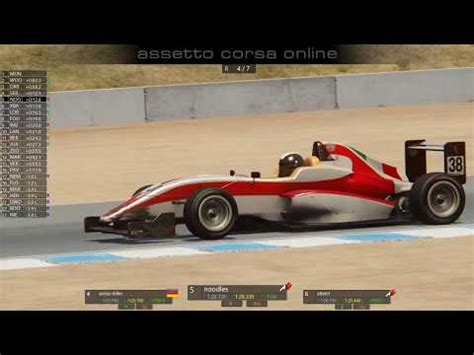 Assetto Corsa Online FA01 At Laguna Seca YouTube