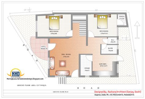 Indian Home Design With House Plan 2435 Sqft Kerala Home Design