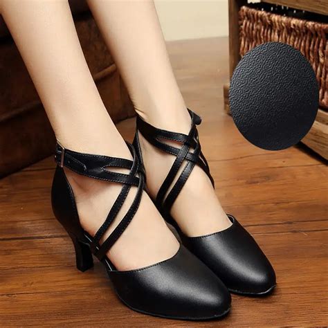 Ballroom Dance Shoe Brand Women Upscale Genuine Leather Latin Dancing