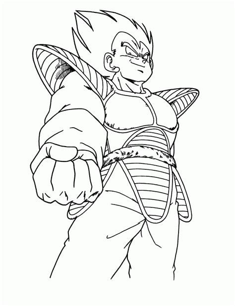 Free Printable Dragon Ball Z Coloring Pages For Kids Super Coloring