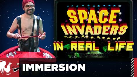 Space Invaders på riktigt Ser kul ut Feber Spel