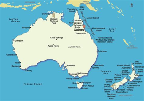 Where Is Cairns Australia On The Map Cities And Towns Map