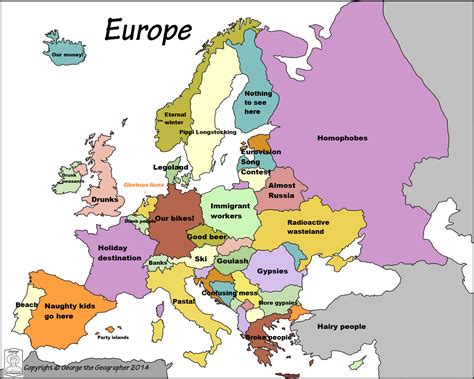 Europe According To The Dutch Kaarten Nederland Grappig