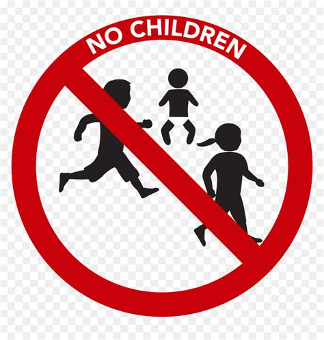 No Kids Allowed Sign Png Transparent Png Vhv