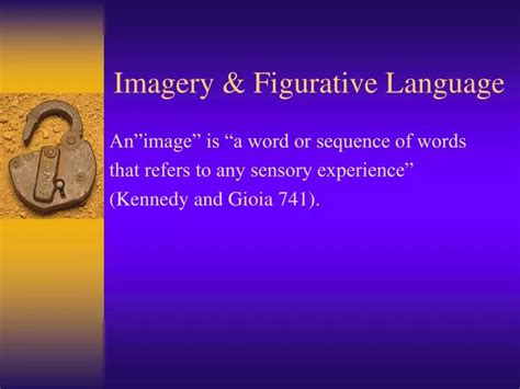 Ppt Imagery And Figurative Language Powerpoint Presentation Free