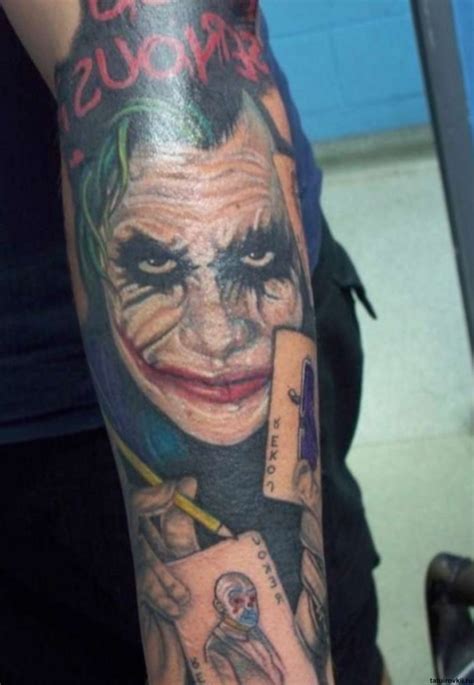Many people opt for getting display the batman character holding a joker card. Joker Tattoos Designs, Ideas and Meaning | Tattoos For You