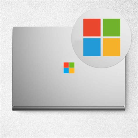 Surface Laptop Logo Sticker Microsoft Surface Book Decal Etsy India