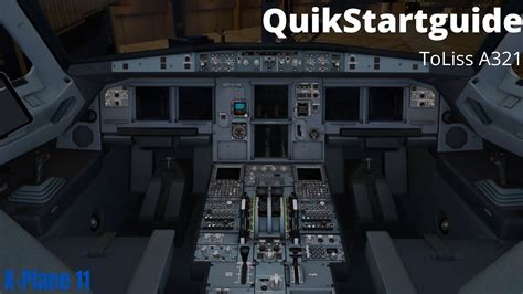 Toliss A321 Quickstartguide Cold And Dark Deutsch X Plane 11