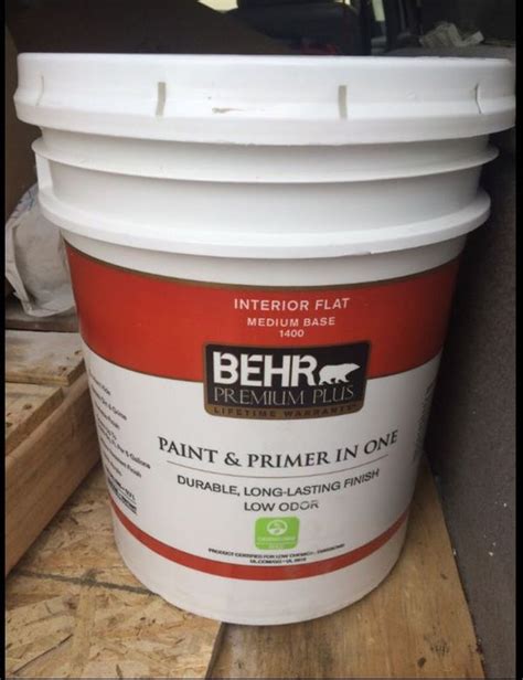 Interior Gal Bucket Of Behr Paint New For Sale In Whittier Ca Offerup