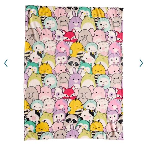 Squishmallows Bedding Squishmallow Super Plush Throw Blanket 46 X 6