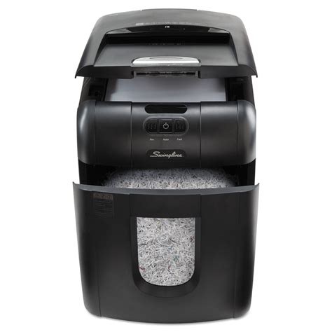 Swingline Stack And Shred 130m Auto Feed Micro Cut Shredder 130 Sheet