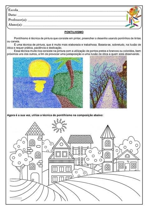 Blog Educação E Transformação 👍arte Pontilhismo Aulas De Educação