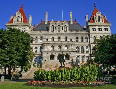 New York State Capital Building Photograph By Laurence Lubliner Fine