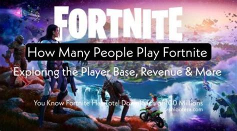 How Many People Play Fortnite Active Players And Revenue 2023
