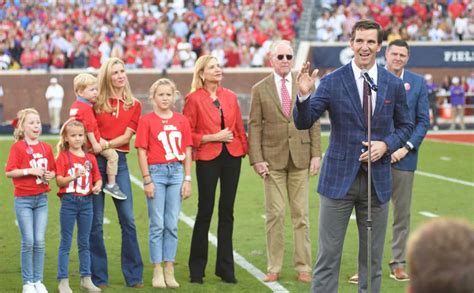 Ole Miss Football Retires Eli Mannings Jersey Number The Oxford