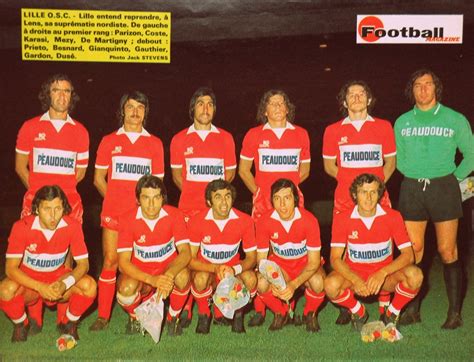 Lille foot is on facebook. LILLE O.S.C 1975-76. By Ageducatifs.