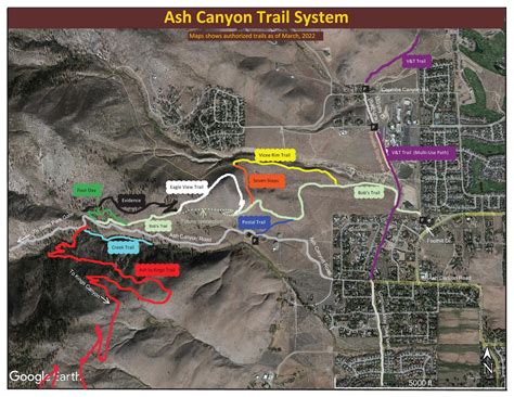 Ash Canyon Trail System Carson City