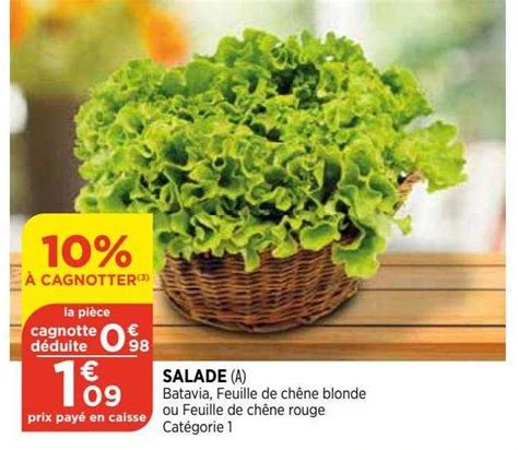 Promo Salade Batavia Chez Bi1 ICatalogue Fr