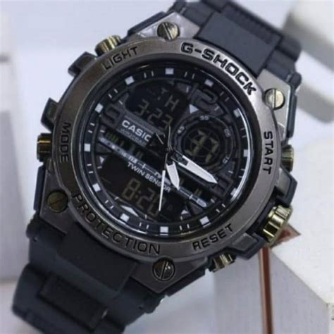 Salam.tumpang tanya.model gwm5610 ada jual ke bezel besi.?? Jam Tangan Pria G Shock Besi Tali Karet Dual Time ...