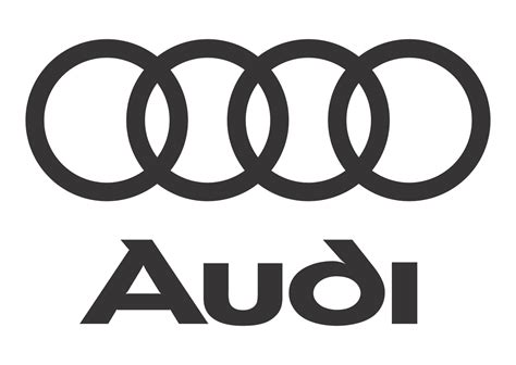 Some of them are transparent (.png). Audi Logo Vector (Black White) (With images) | Car logos ...