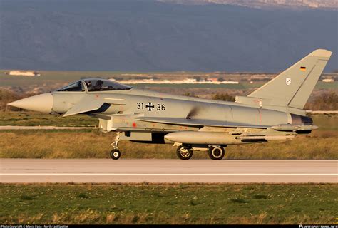 3136 German Air Force Eurofighter Ef 2000 Typhoon Photo By Marco Papa