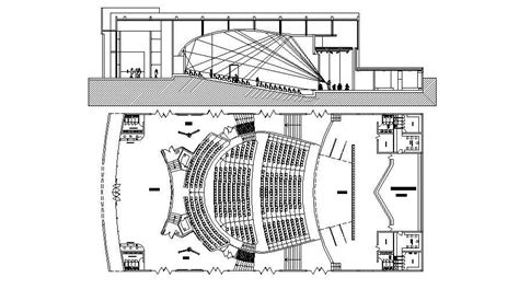 Auditorium Cad Details Designautocad Blocksauditoriumdetails